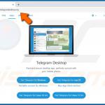 pagina di download ingannevole del virus telegram 3