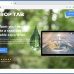 Sito web utilizzato per promuovere il dirottatore del browser Drop Tab 1