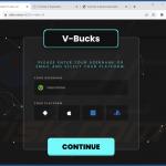 Fortnite V-Bucks Generator versione truffa 2