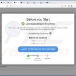 Sito web utilizzato per promuovere Ultimate Basketball Fan Extension browser hijacker (campione 1)