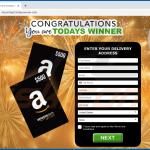 congratulations you are todays winner truffa carta regalo amazon