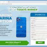 congratulations you are todays winner truffa iphone 11 gold