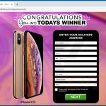 congratulations you are todays winner truffa iphone x