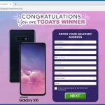 congratulations you are todays winner truffa samsung galaxy s10