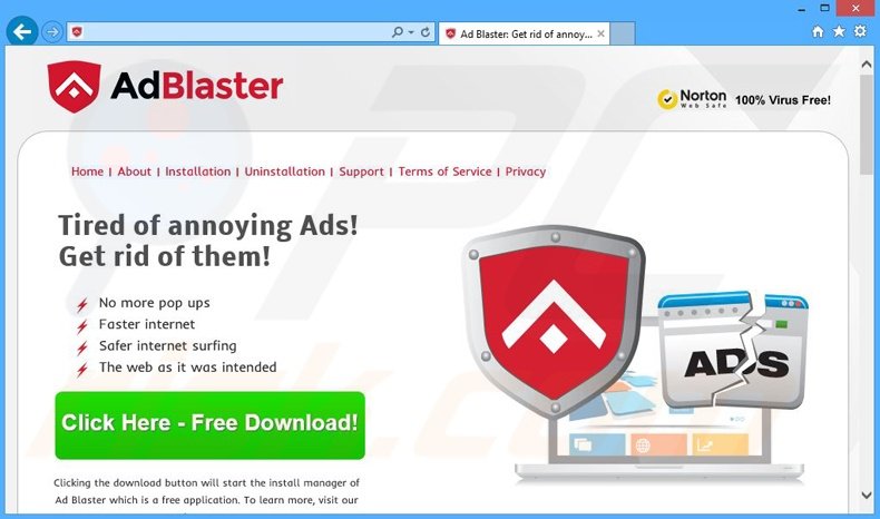 Ad Blaster adware