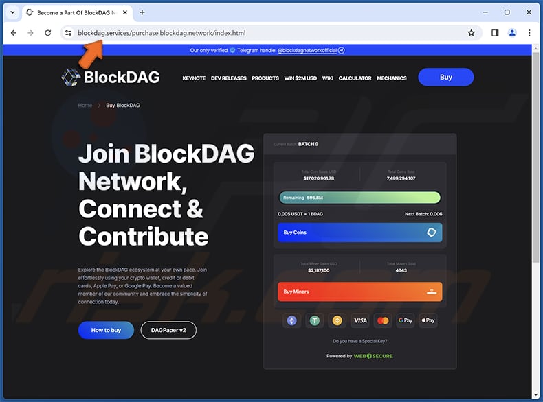 Join BlockDAG Network truffa