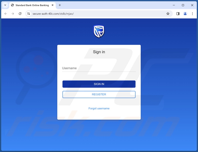 Standard Bank IT3(b) Policy e-mail truffa promossa sito di phishing