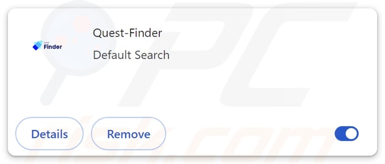 Quest-Finder browser hijacker