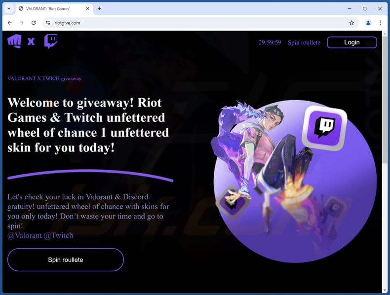 Riot Games & Twitch Giveaway truffa