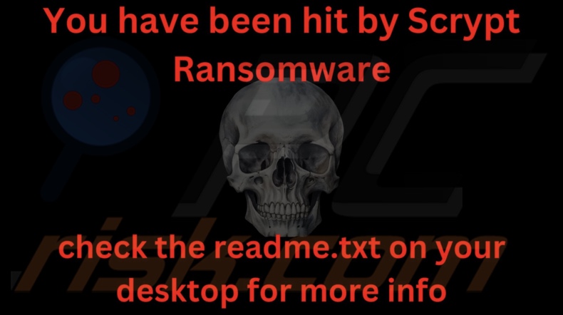 Scrypt ransomware carta da parati