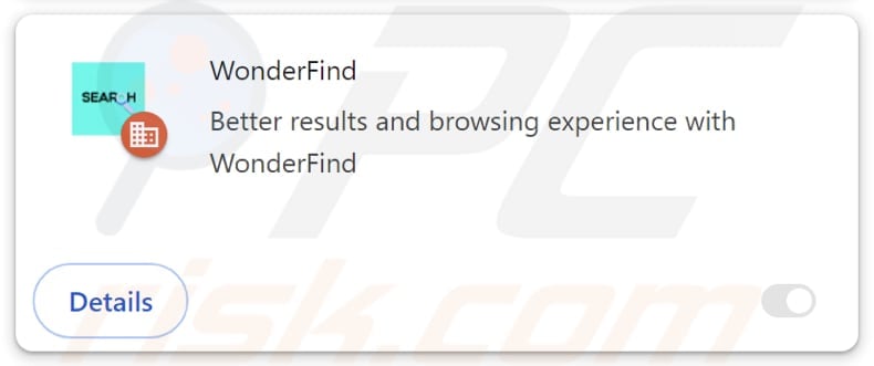 WonderFind browser hijacker