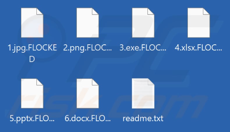File crittografati dal ransomware Fog (estensione .FLOCKED)