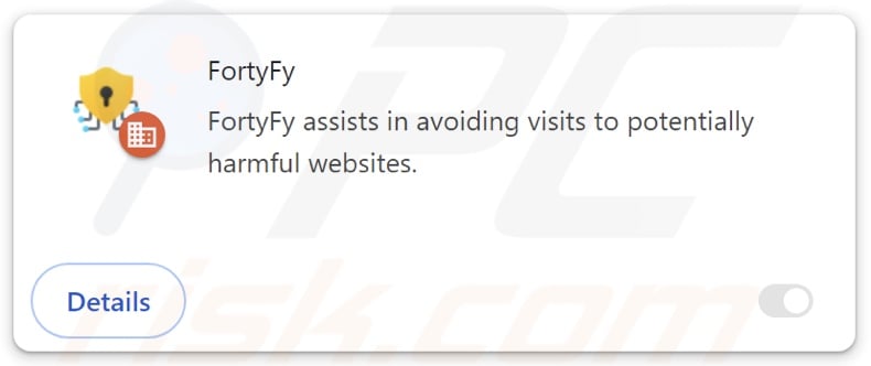 FortyFy estensione del browser