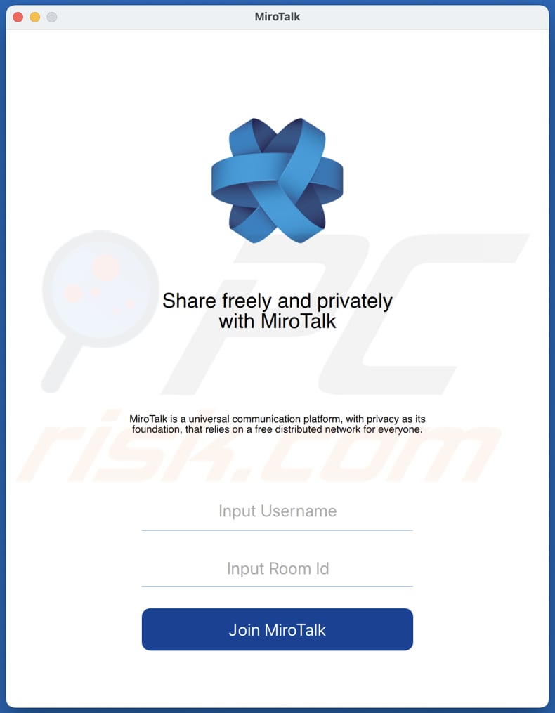 BeaverTail malware falso app mirotalk