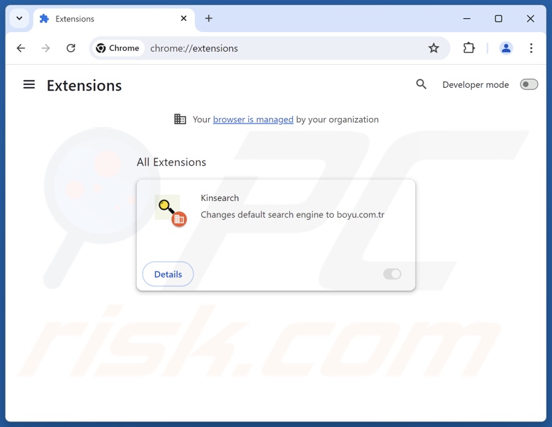 Rimozione delle estensioni di Google Chrome correlate a findflarex.com