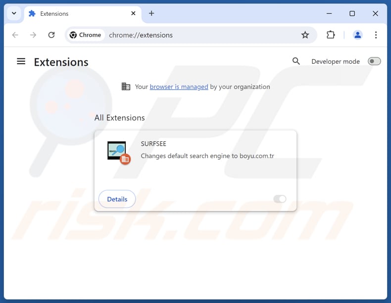 Rimozione delle estensioni di Google Chrome collegate al dirottatore del browser Microsoft Edge