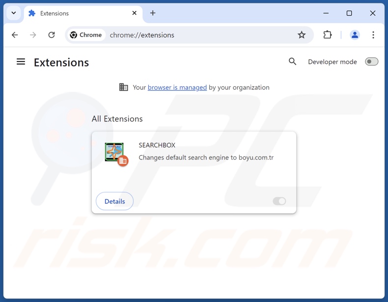 Rimozione delle estensioni di Google Chrome correlate a findflarex.com