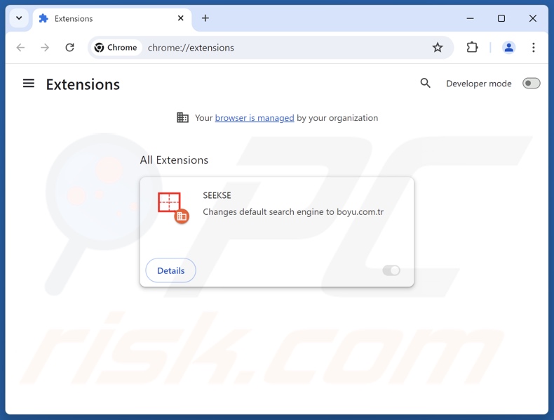 Rimozione delle estensioni di Google Chrome correlate a findflarex.com