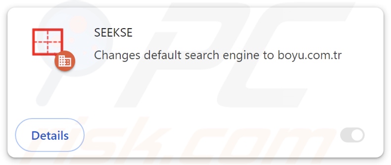 SEEKSE browser hijacker