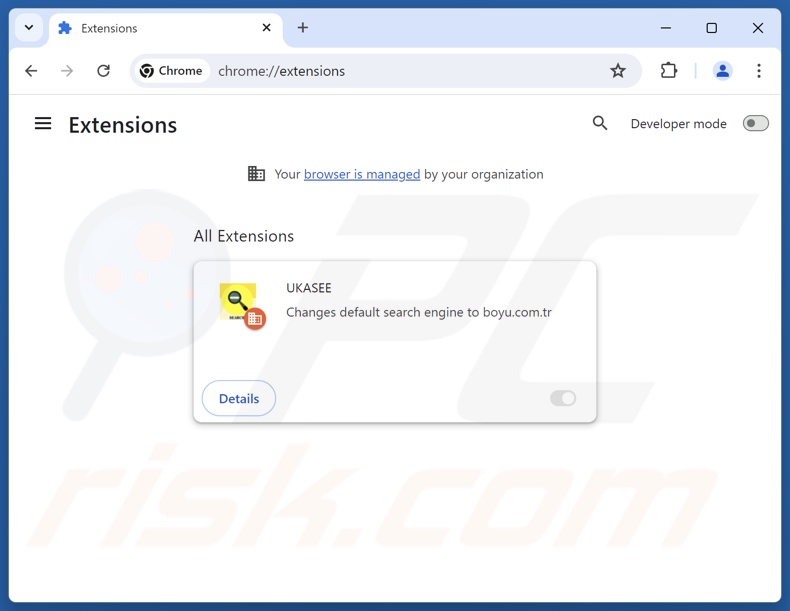 Rimozione delle estensioni di Google Chrome correlate a findflarex.com