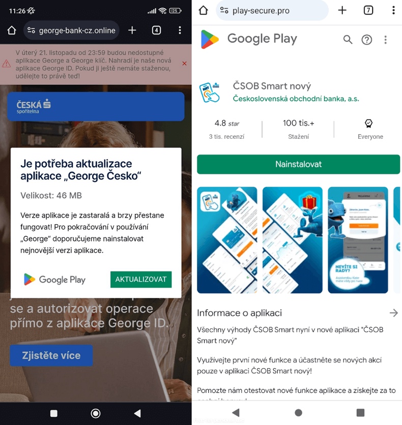 Il malware NGate si diffonde attraverso siti mascherati da siti bancari e Google Play