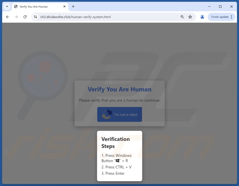 Verify You Are A Human (CAPTCHA) truffa