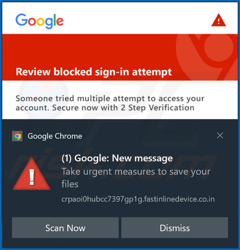 fastinlinedevice[.]co.in notifica del browser