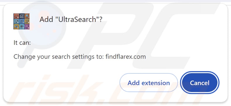 Il dirottatore del browser UltraSearch chiede le autorizzazioni