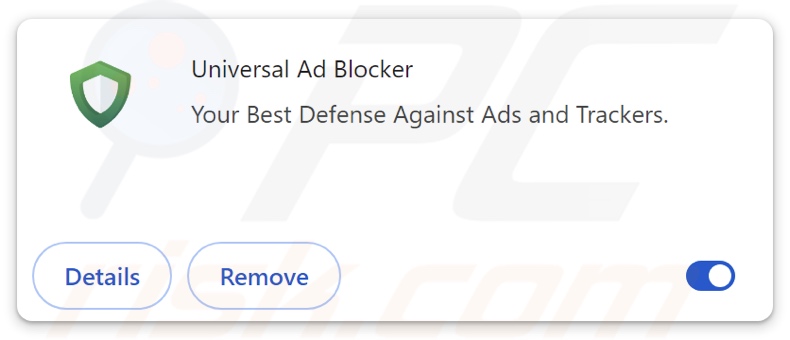 Universal Ad Blocker adware