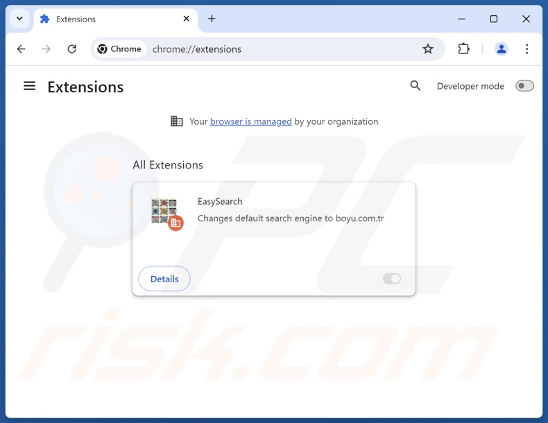 Rimozione delle estensioni di Google Chrome correlate a doktox.com