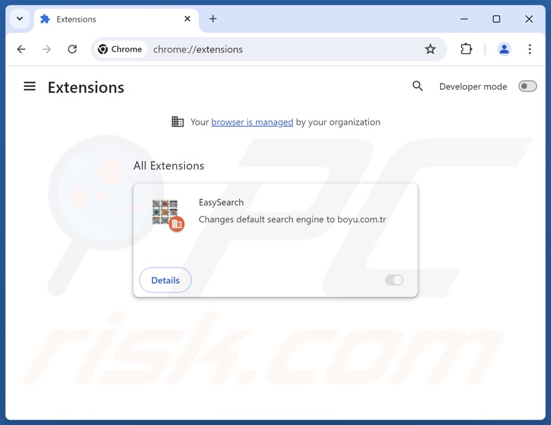 Rimozione delle estensioni di Google Chrome correlate a findflarex.com