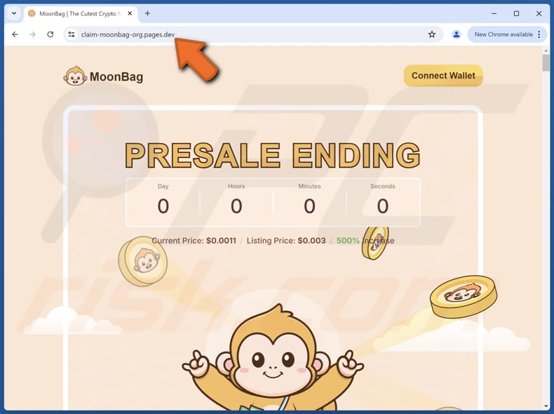 MoonBag Presale truffa