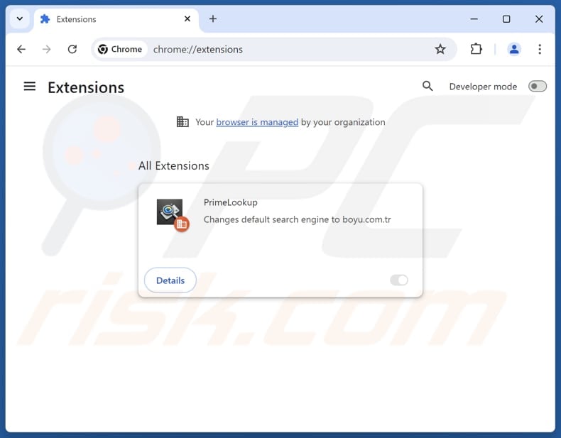 Rimozione delle estensioni di Google Chrome correlate a finditfasts.com