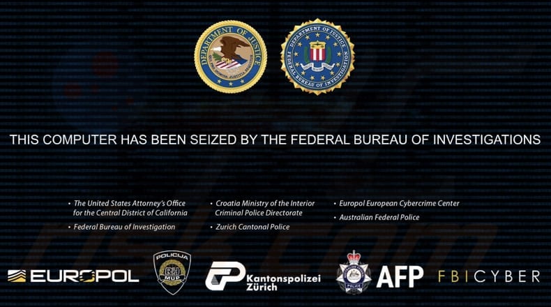 Property Of The FBI ransomware carta da parati