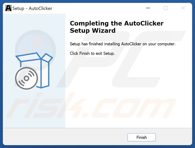 AutoClicker PUA impostazione dell'installazione