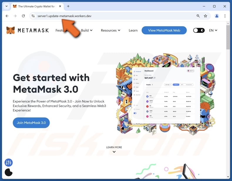 Join MetaMask 3.0 truffa