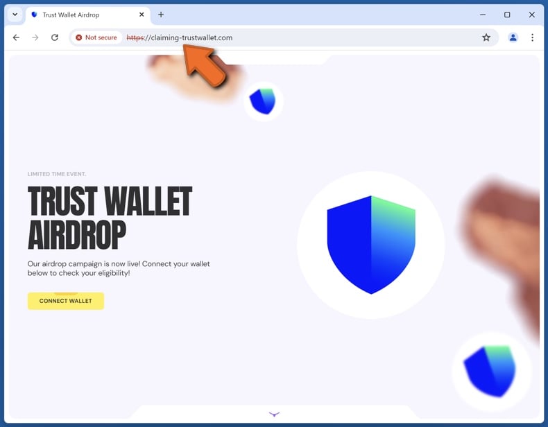 Trust Wallet Airdrop truffa