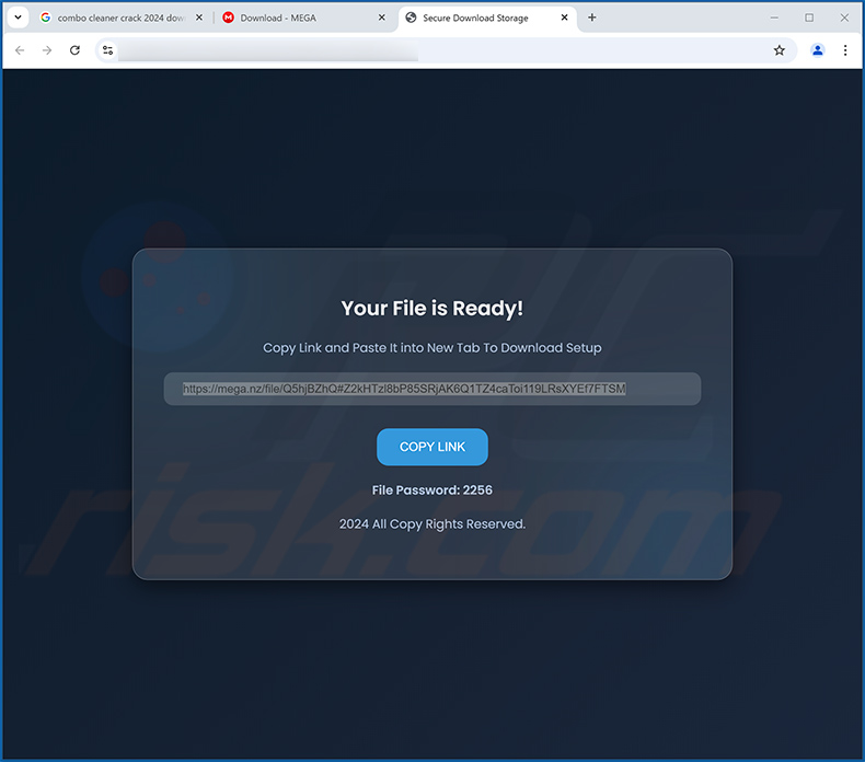 Falso sito web per il download di crack che diffonde UC Browser