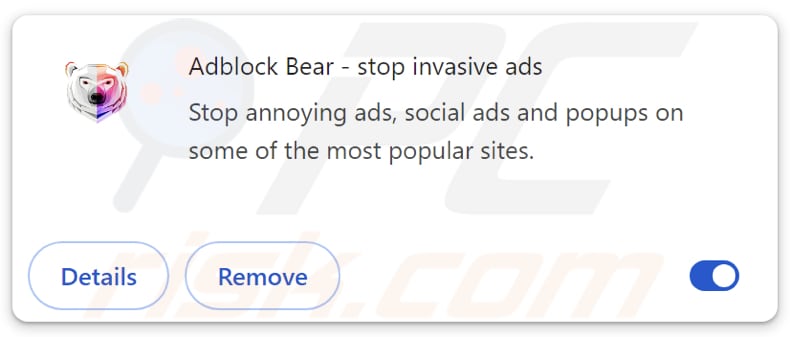 Adblock Bear - stop invasive ads autorizzazioni