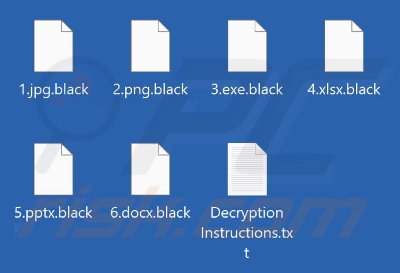 File criptati dal ransomware Black (Prince) (estensione .black)