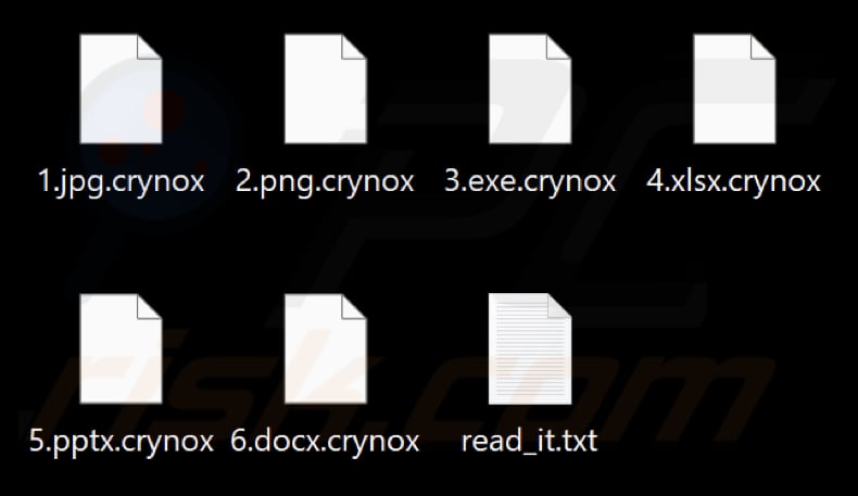 File crittografati dal ransomware Crynox (estensione .crynox)