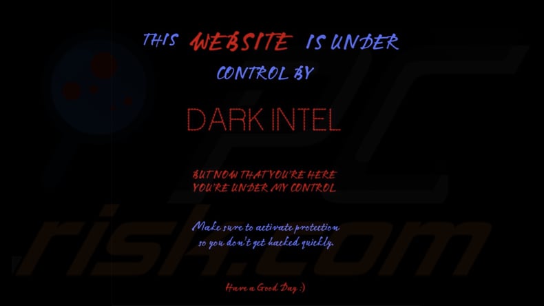 Dark Intel ransomware Carta da parati