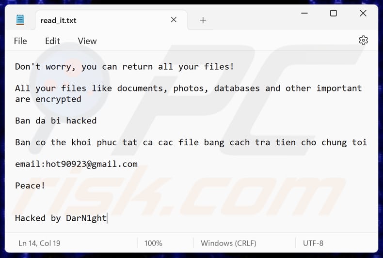 DarkN1ght ransomware file di testo (read_it.txt)