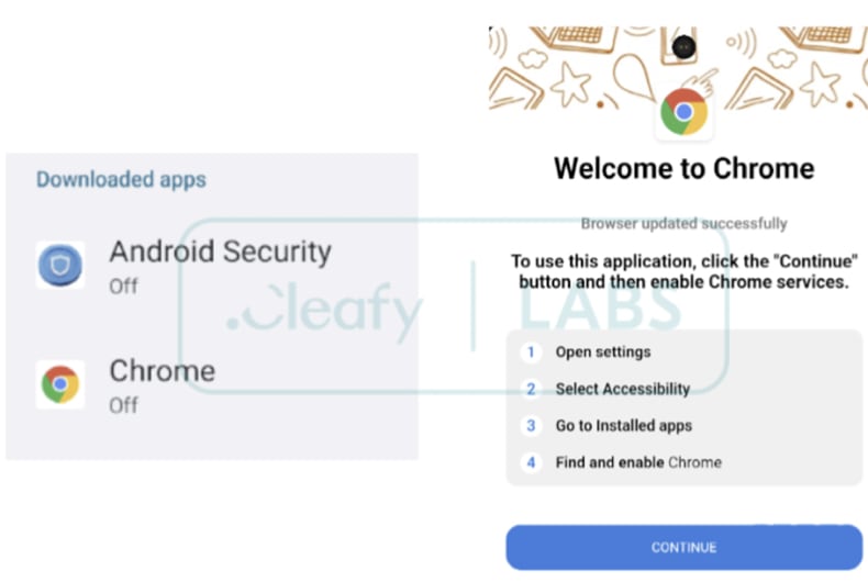 DroidBot malware fonte di esche cleafy.com