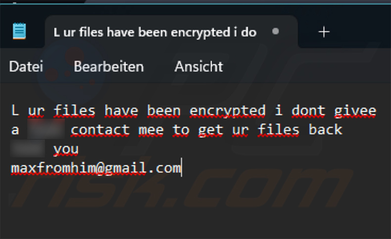 Nnice ransomware Carta da parati