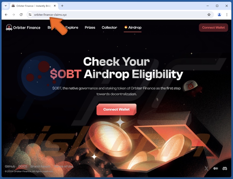 $OBT Airdrop truffa