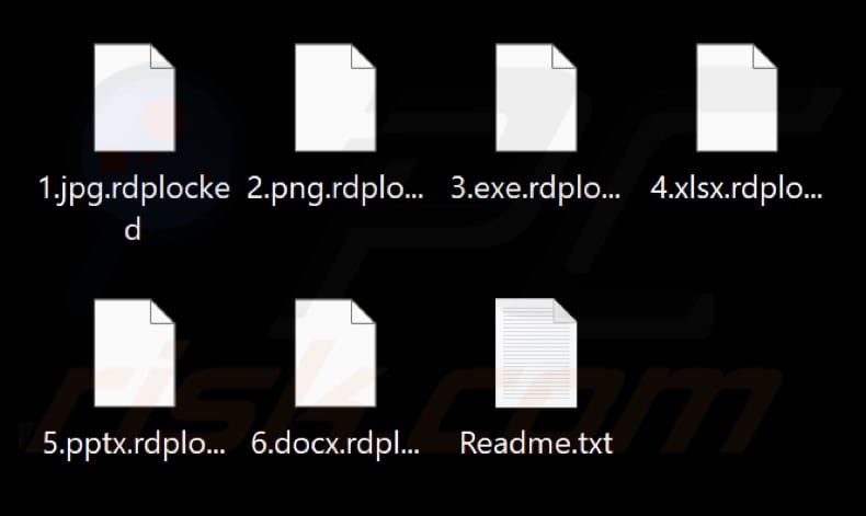 File crittografati dal ransomware RdpLocker (estensione .rdplocker)