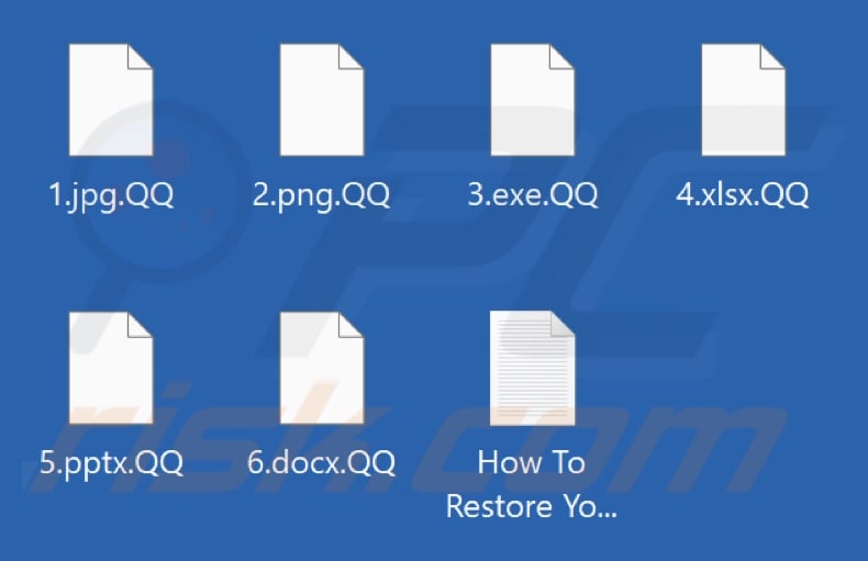 File criptati dal ransomware QQ (estensione .QQ)