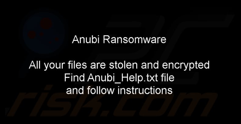 Anubi ransomware Carta da parati