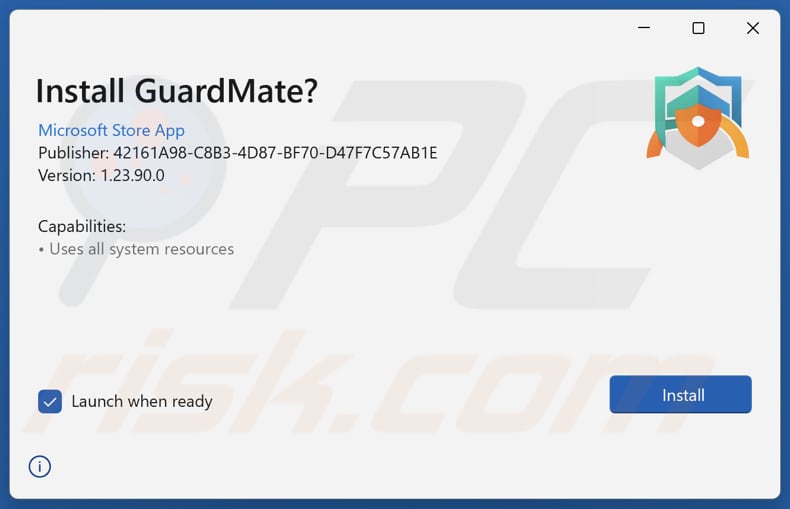 GuardMate impostazione dell'installazione